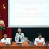 张氏梅同志在会议上发表讲话。（图片来源：VGP）