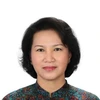 越南第十四届国会主席阮氏金银（图片来源：越通社）