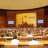 越南第十四届国会一次会议全景。