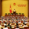 越南第十四届国会一次会议场景 