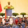 最高人民法院院长阮和平进行宣誓就职（图片来源：越通社）