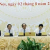 越南政府7月份例行新闻发布会（图片来源：越通社）