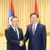 王廷惠副总理会见老挝财政部长宋迪·隆迪（图片来源：VGP）