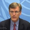 美国乔治·华盛顿大学法学院教授、联合国国际法委员会成员肖恩·墨菲（图片来源：UN Web TV）