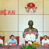 越南政府总理阮春福在会上发表指导性讲话（图片来源：越通社）