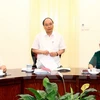 阮春副总理发表指导性讲话。