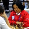 越南棋手清安（红衣）击败Murillo Amalia（图：Bakuchess）