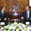 越南国家主席陈大光会见阿塞拜疆驻越大使阿纳尔·伊马诺夫（图片来源：越通社）