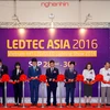 2016年亚洲越南国际LED照明展览会剪彩仪式（图片来源：越通社）