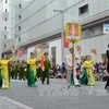 越南公安部机动警察司令部人民公安礼仪乐团亮相日本（图片来源：越通社）