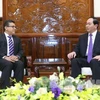 越南国家主席陈大光会见巴勒斯坦驻越大使萨阿迪•萨拉马（图片来源：越通社）