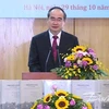 越共中央政治局委员、祖国阵线中央委员会主席阮善仁致辞