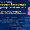 第六次欧洲语言日在河内举行（图片来源于《越南之声广播电台》）