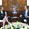 国家主席陈大光会见以色列驻越大使埃隆·沙哈尔（图片来源：越通社）