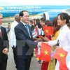 越南国家主席陈大光与夫人对古巴共和国进行正式访问