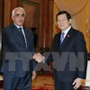 越南国家主席张晋创会见阿尔及利亚最高法院第一院长苏莱曼•布迪