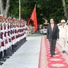 陈大光主席出席人民安全学院传统日70周年纪念典礼。（图片来源：越通社）