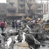 巴格达炸弹袭击现场