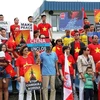 旅居波兰越南人举行集会 欢迎菲律宾东海仲裁案的最终裁决