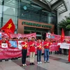 旅韩越南人举行游行活动 反对中国在东海的行为