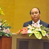 越南政府总理阮春福就职后发表演讲