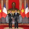 越南国家主席陈大光与法国总统弗朗索瓦·奥朗德