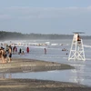 茶古海滩长17公里，是越南最长的海滩。