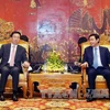 越南政府副总理王廷惠会见中国上海市委书记韩正。