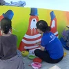 广义省李山岛海堤“秒变”美丽壁画