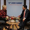 ASEM 12：越南政府副总理兼外长范平明进行多场双边会晤