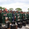 为在柬埔寨牺牲的越南志愿军和专家举行追悼会