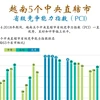 图表新闻：越南5个中央直辖市省级竞争能力指数 （PCI)