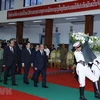 组图：越南政府总理阮春福出席原老挝政府总理西沙瓦•乔本潘大将的国葬仪式