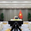 组图：越南政府总理阮春福出席第73届世界卫生大会视频会议
