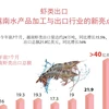 图表新闻：虾类出口——越南水产品加工与出口行业的新亮点