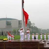 越南为原国家主席黎德英举行国葬 全国降半旗致哀（组图）