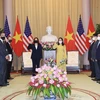 组图：越南国家副主席武氏映春会见美国副总统卡玛拉•哈里斯