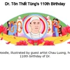 谷歌涂鸦纪念越南尊室松教授诞生110周年