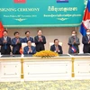 越南政府总理范明政对柬埔寨进行访问