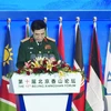 香山论坛：越南防长潘文江在第一次全体会议上发言