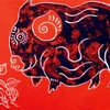 越南各类民间画中“猪”的形象 