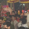 河内市怀德县罗扶乡独特的“迎猪翁”仪式