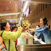 云屯国际航空港迎接来自深圳的首个国际航班