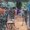 广治省边防部队协助灾民渡过洪灾难关