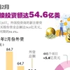 图表新闻：2021年前2月外国直接投资额达54.6亿美