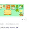 谷歌在主屏搜索工具栏上显示越南面包特色涂鸦