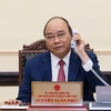 越南国家主席阮春福与韩国当选总统尹锡悦通电话