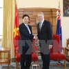 范平明副总理会见新西兰众议院议长大卫•卡特（图片来源：越通社）