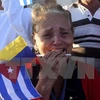 古巴人民对古巴前领导人菲德尔·卡斯特罗的逝世表达沉痛的哀悼。
