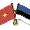 附图：越南和爱莎尼亚国旗